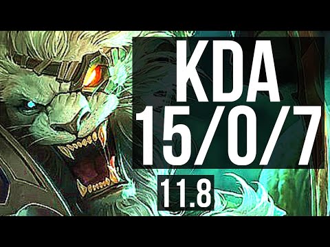 RENGAR vs OLAF (JUNGLE) | 15/0/7, Legendary, 1.4M mastery, 500+ games | BR Master | v11.8