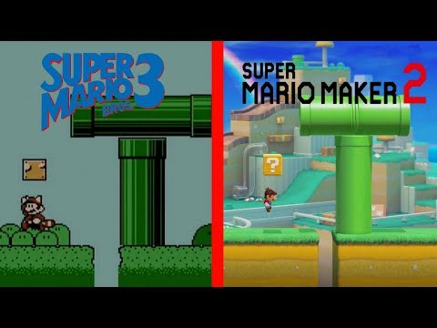 Recreating Super Mario Bros. 3's 1-2 in Super Mario Maker 2 (SM3DW Style)