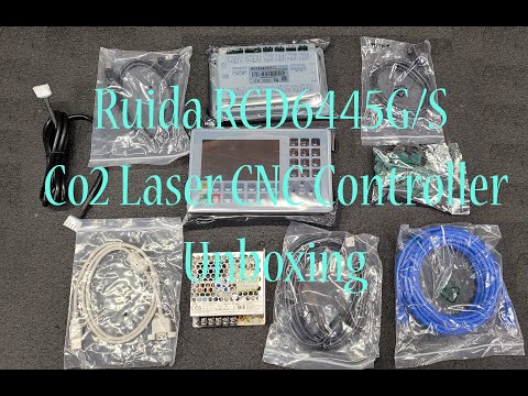 Ruida RCD6445G/S CNC Co2 Laser Controller Unboxing Cloudray Store Aliexpress For Rabbit HX-1290SE