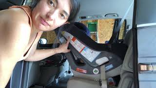 Graco Contender / Dimensions Rear-Facing Installation with UAS