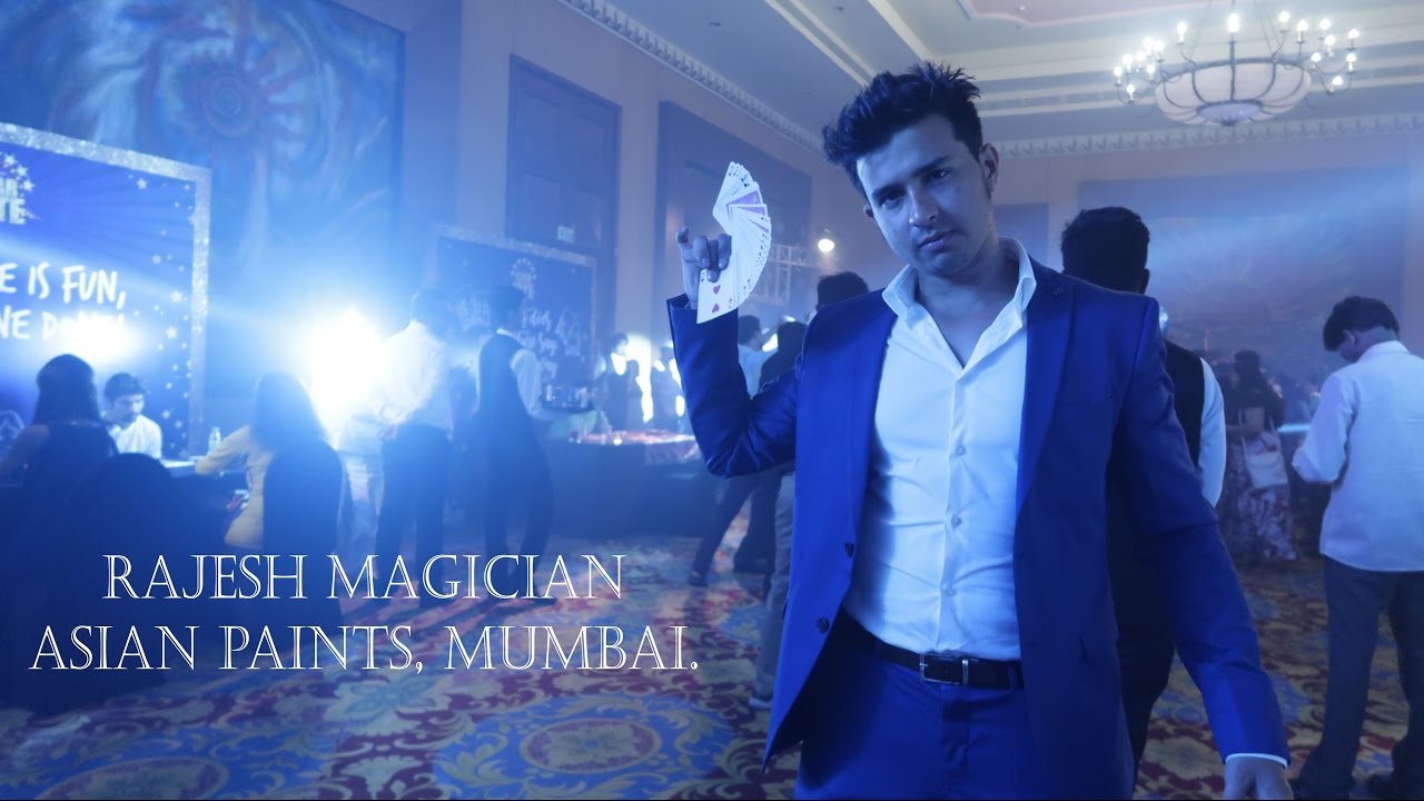 illusionist Rajesh kumar Asian paints corporate event The lalit Mumbai