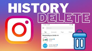 how to check Search history and clear it on Instagram