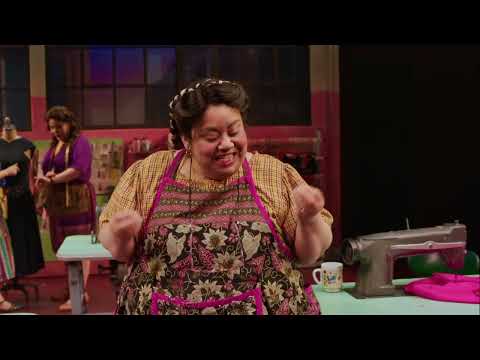Screenshot from Jugglin’ lyrics video by Original Broadway Cast of Real Women Have Curves