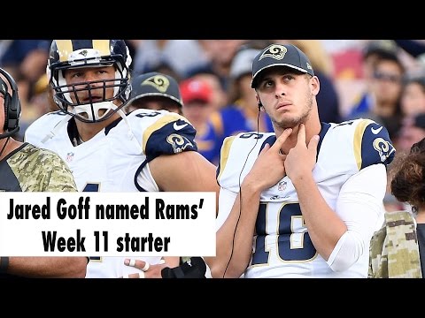 Jared Goff Promoted To Rams' Starter In Week 11 Against Miami | Los Angeles Times