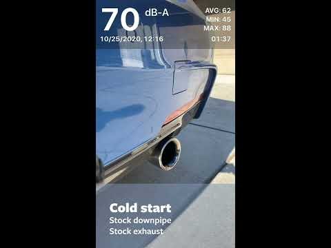 BMW 340i B58 Stock downpipe vs. Wagner downpipe