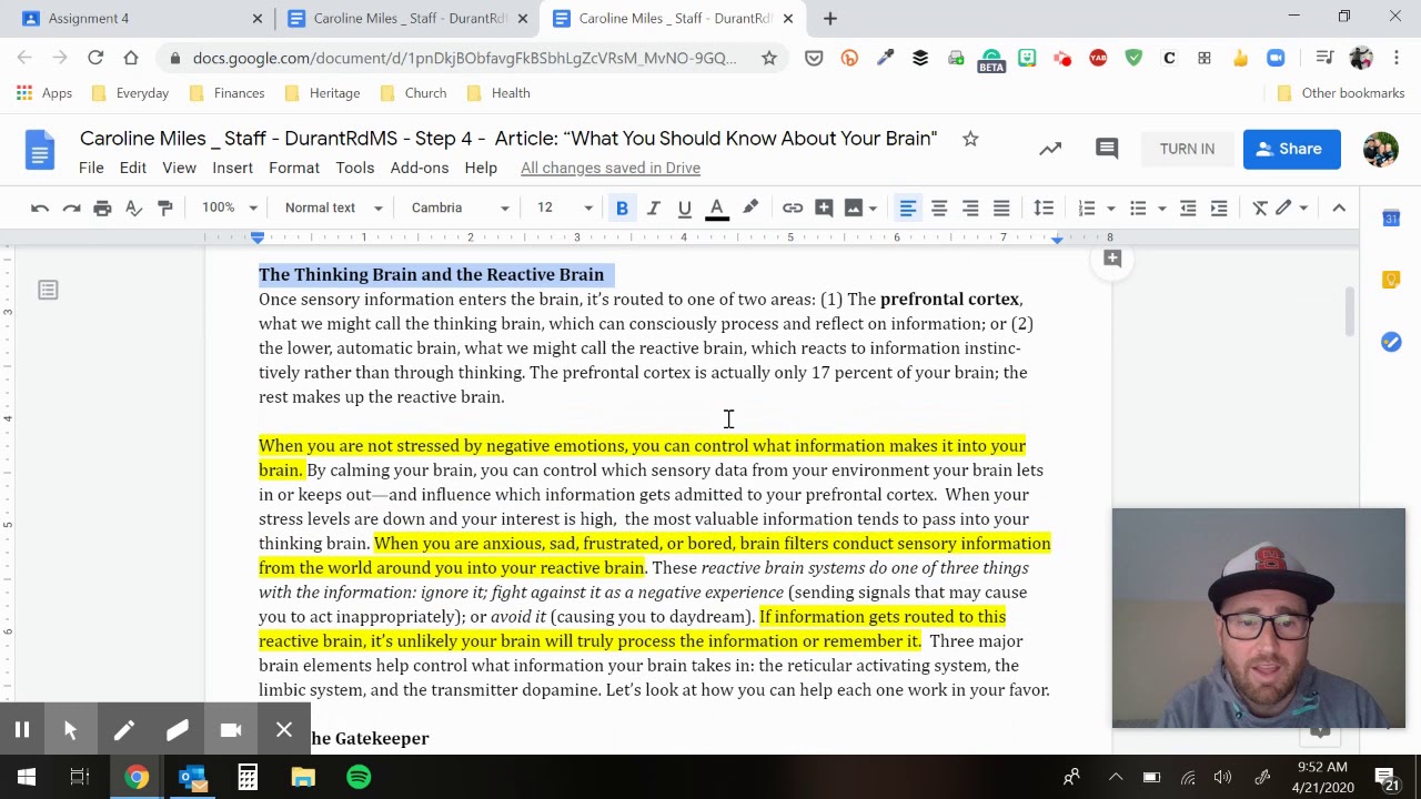 Step 1   Assignment 4 Instructions