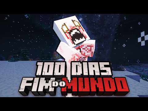 SOBREVIVI 100 DIAS NO FIM DO MUNDO NO MINECRAFT - O FILME