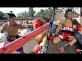 MUST WATCH KO - ANGEL RODRIGUEZ FOLDS OPPONENT INTO LAWN CHAIR WITH OVERHAND LEFT