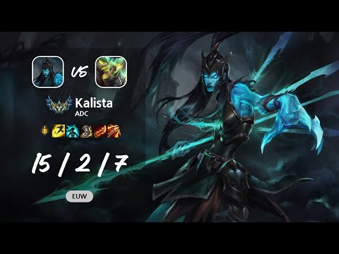 Kalista ADC vs Zeri - EUW Challenger Patch 13.12