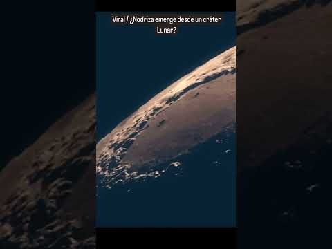 #Nave #Nodriza saliendo de un #Cráter #Lunar 👽 #Viral #extraterrestres #Espacio