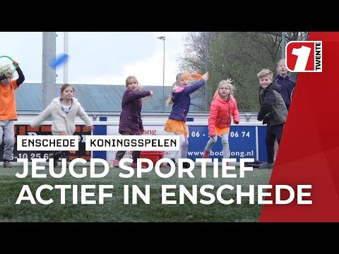 Enschedese jeugd sportief actief tijdens Koningsspelen