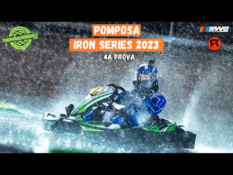 IRON Series 2023 - Circuito di Pomposa Kart - 4a Prova - ☔Piove, anzi DILUVIA sul Bagnato!☔ #kart