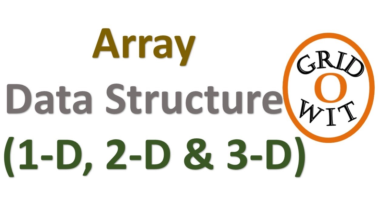 Array Data Structure (1D 2D & 3D Array) || Gridowit