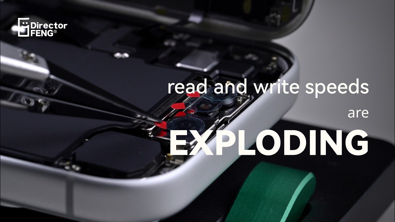 iPhone 17 Pro 256GB upgraded to 1TB high-speed flash storage, with explosive read & write speeds!