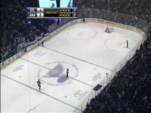 Ducks-Blues Shootout Jan. 23, 2010 (HD)