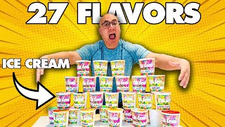 Download lagu I Tried 27 Ice Cream Flavors In ONE DAY... mp3