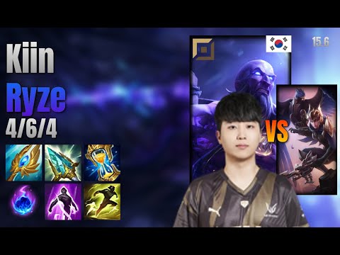 Kiin Top Ryze vs Quinn lol KR solo rank Full Game 15.6 | 기인 라이즈 vs 퀸