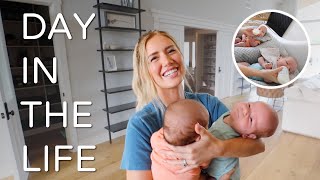 DAY IN THE LIFE WITH 9 WEEK OLD TWINS!