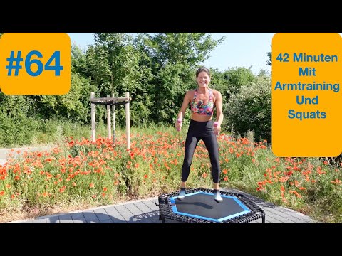 #64 Jumping mit Christina ❣️ Fitness Workout ❣️ 42 Minuten mit Armtraining und Squats