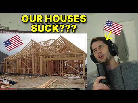 American reacts to 'Why American homes are Flimsy compared to Europe'