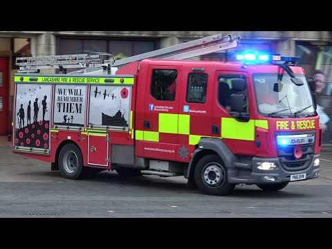 Preston (DAF LF) L50P2 Turnout - Lancashire Fire & Rescue