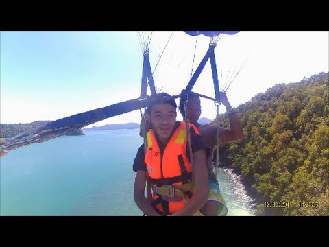Parasailing Over the Malasyian Skies - Langkawi Island