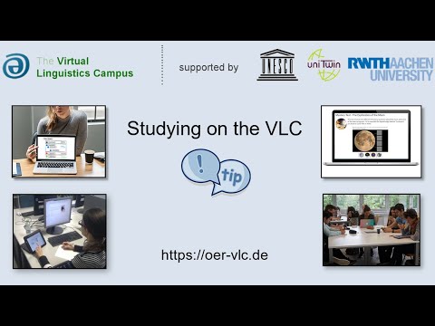 Studying on the Virtual Linguistics Campus