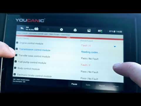 Cadillac CTS Health Check Diagnose with YOUCANIC Scanner