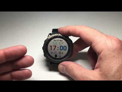Garmin Fenix 7X: Adjust time format (12hr, 24hr or Military)
