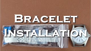 Uncle Straps Z199 Bracelet Installation - Hamilton Khaki Field Mechanical