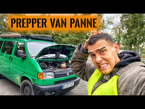 PREPPER VAN KAPUTT | Überleben auf PARKPLATZ | Wann kommt die RETTUNG? | Survival Mattin