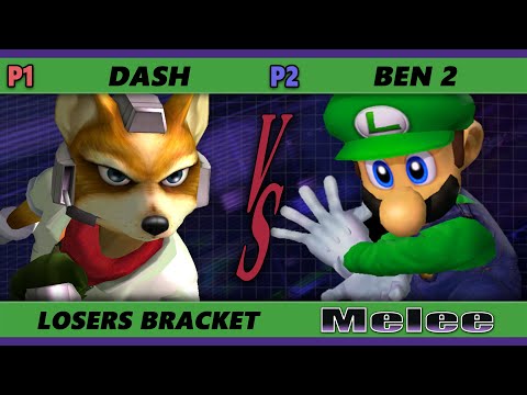 S@X 389 Online Losers Bracket - Dash (Fox) Vs. Ben 2 (Luigi) Smash Melee - SSBM