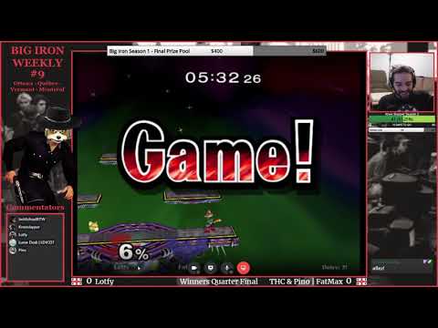 Big Iron #9 - Lotfy (Fox) vs FatMax (Falcon) - Melee Winners Quarter Final