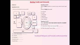Bestley Castle and Grounds part 2 IELTS Actual listening