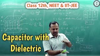 16. Capacitance of parallel plate capacitor with dielectric | 12th Physics  #cbse