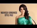 Manasa Varanasi Channels Her Inner Queen In This Metallic One Shoulder Dress
