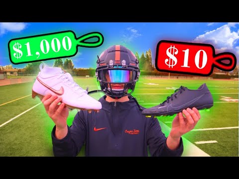 World's CHEAPEST vs most EXPENSIVE Football Products! (Challenge)
