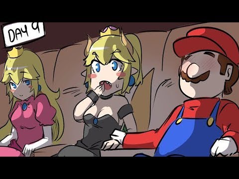 Funny BOWSETTE Comics: LOVE STORY | BOWSETTE In Super Smash Bros!!