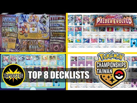 Top 8 Decklists Taiwan Championships (Paldea Evolved) - Pokemon TCG