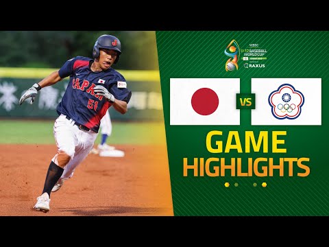 HIGHLIGHTS | Japan 🆚 Chinese Taipei | WBSC U-12 Baseball World Cup 2025