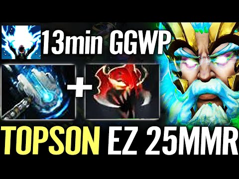 🔥 TOPSON Zeus MID Meteor Hammer + MoM 13min GGWP — EZ +25 MMR Art of Teamwork Dota 2 Pro