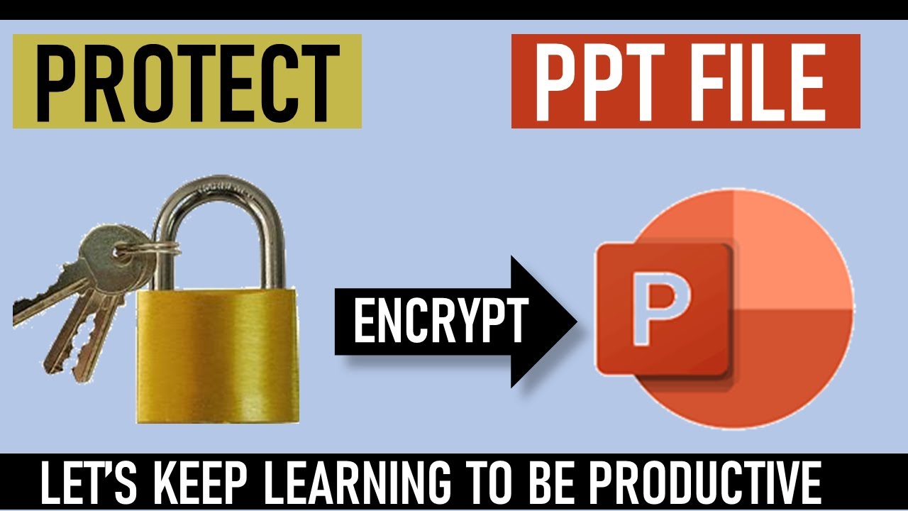 How to LOCK PowerPoint Presentation File - PPT Encryption #ppt #powerpoint #password