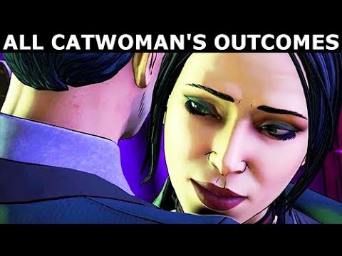 All Catwoman's Endings & All Final Outcomes - BATMAN Season 2 The Enemy Within Episode 5