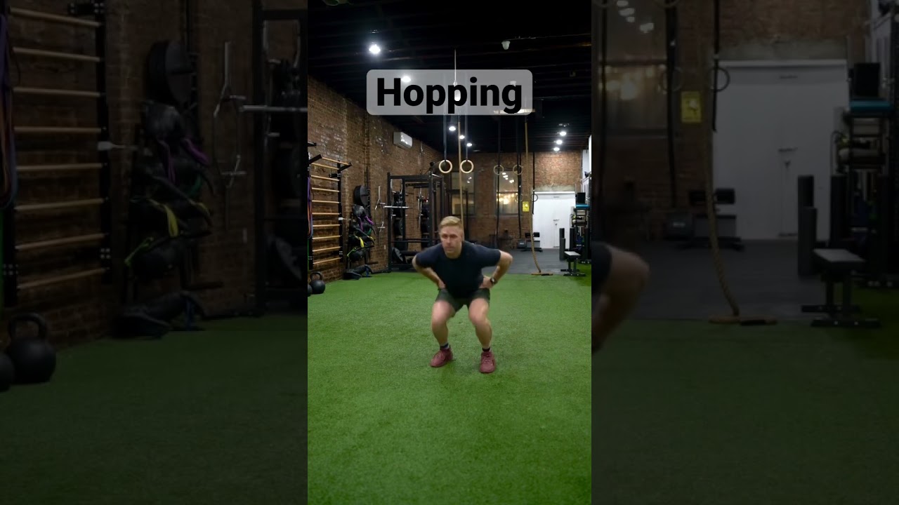 Hopping Dynamic Warm Up