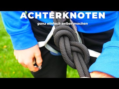 Achterknoten lernen! - Kletterknoten, Anleitung, Knoten für Hochtouren