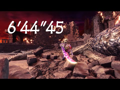 [MHW:I] Fatalis x Longsword - 6'44"45 | Non-Heroics Freestyle