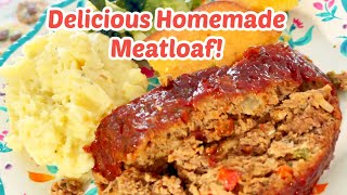 HOW TO MAKE THE BEST MEATLOAF! USING LIPTON ONION SOUP MIX EASY FLAVORFUL RECIPE!