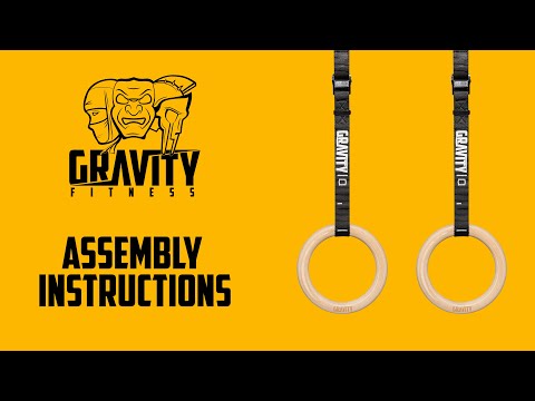 How to assemble your Gravity Fitness Gymnastic Rings