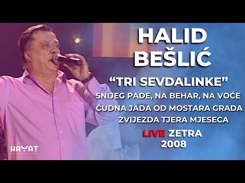 🎤 Halid Bešlić – Sevdah uživo: Snijeg pade, Čudna jada, Zvijezda tjera mjeseca (Zetra 2008)