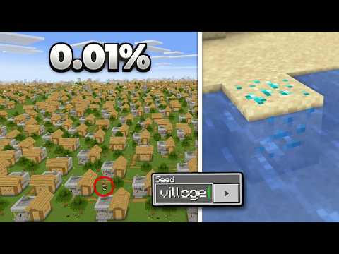 I Found Minecraft’s Rarest Secret Seeds!